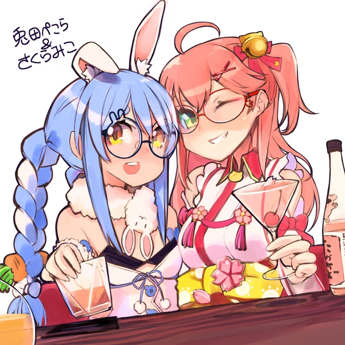 ホロのめがね絵をおみまいする??
#7月なのでフォロワーさんに自己紹介しようぜ 