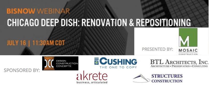 Build4Cannabis's tweet photo. Thx @sterlingbay @NovelCoworking @btlarchitects for joining our principal @IraSinger1 for a great webinar conversation today as part of "Chicago Deep Dish: Renovation and Repositioning” @BisnowChi. Don’t Stop Believin’ in old buildings with new potential! https://t.co/fYU2URkndm https://t.co/AXZ6RVBTrW