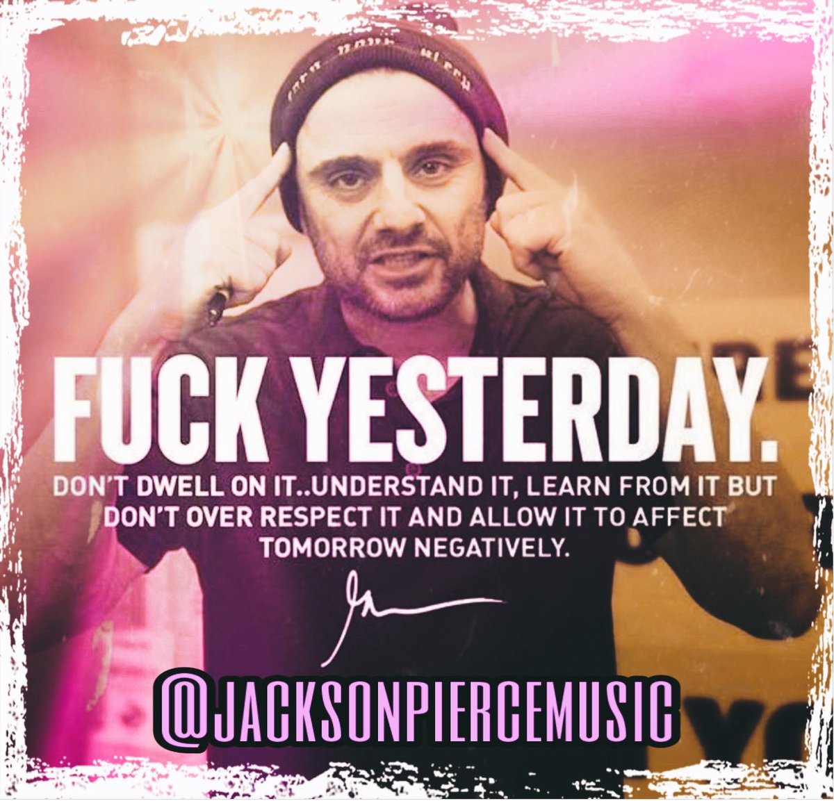 JacksonPMusic's tweet photo. #fuckyesterday #liveinthenow https://t.co/4tsryfFg8l