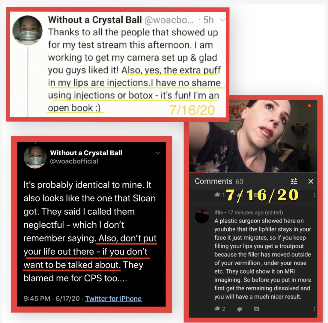 unveiling_'s tweet photo. Lots of folks are mentioning that #CageA is always begging for superchats, members and peddling that merch to make the โcheddaโ but is always showing off her new equipment, $70 t-shirts, spa trips and injections. https://t.co/ePjVScO1yS