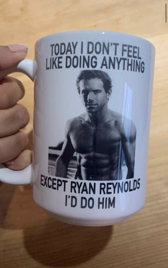 mrsAndreaPost's tweet photo. Hey @VancityReynolds, are you familiar with everything your face is on? Saw this for sale on an ottawa mom Facebook group $10! #aintcheap #mugonamug https://t.co/CBHrALaVqG