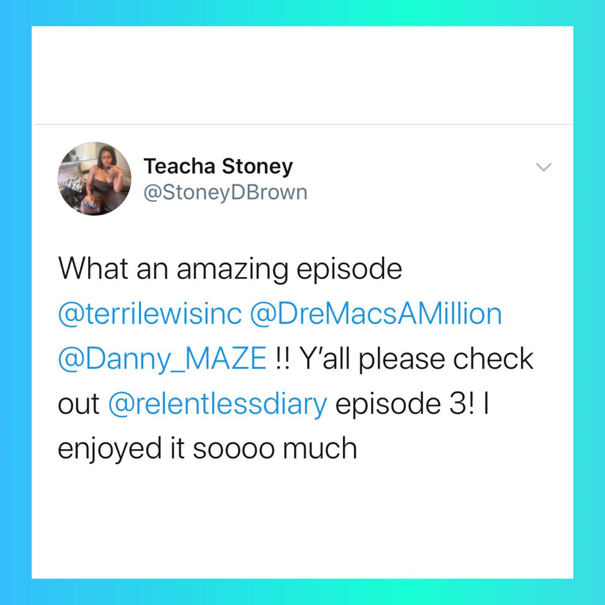 relentlessdiary's tweet photo. We have received a huge amount of positive feedback for Episode 3: “If It Don’t Apply, Let It Fly. If You Can’t Compete, Claim Defeat” Here are some of our favourite tweets of encouragement. Episode 3 is available on Apple Podcasts and Spotify! Link in Bio!
#RelentlessNation https://t.co/tx4wLupas2