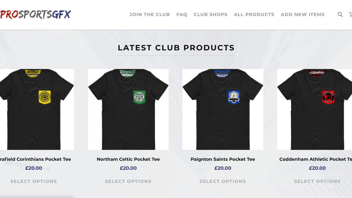 prosports_gfx's tweet photo. #PocketTees ! Like &amp; Comment if your club would like these new Pocket Tess added to your club shop.
Now with Recorded delivery as standard on most items. https://t.co/aSvyBTSkDT
