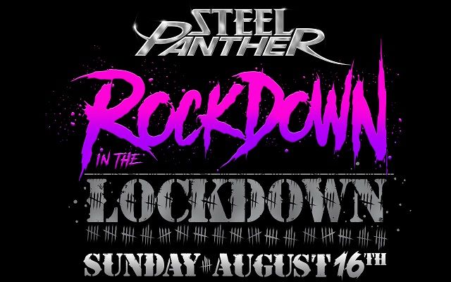 95WIILROCK's tweet photo. If you don't think you can win tickets, you could always just buy a ticket for the @Steel_Panther #rockdowninthelockdown livestream event! #BangThatLink to get tickets now and use the WIIL promo code to get entered to win a @Steel_Panther t-shirt https://t.co/GXTjY0pDKZ https://t.co/3NoQdKLWDn