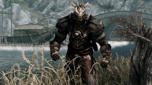BrutishHalfwit's tweet photo. "As tall and strong as he is dimwitted. His heart's in the right place, but... his brain probably isn't."

- Skrall, Argonian mercenary and bodyguard.
- Heavy armor and weapon specialist; warhammer is preferred.
- Clumsy oaf that likes to smash things.

#SkyrimRP #DnDRP https://t.co/BiEKcYwYgB