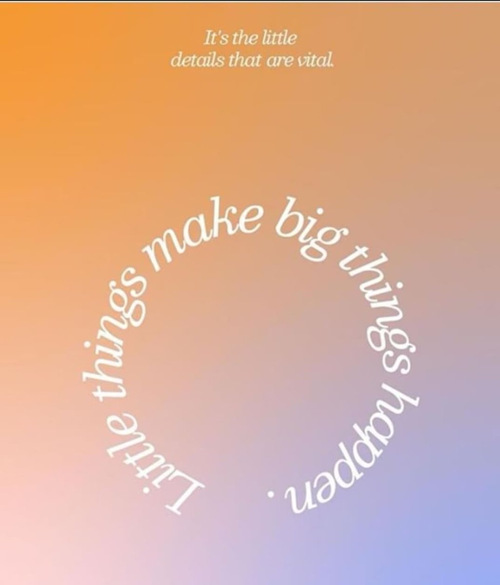 thepowerthread's tweet photo. You can’t get to the #bigpicture without the little details. Taking small steps will still lead you to wherever you’re trying to go.⁠
⁠
What little steps are you taking right now to become your most #powerful self?⁠
via @kaysthetics🌟#powerfulself #self #ThePowerThread https://t.co/3Ah7SSXbq9