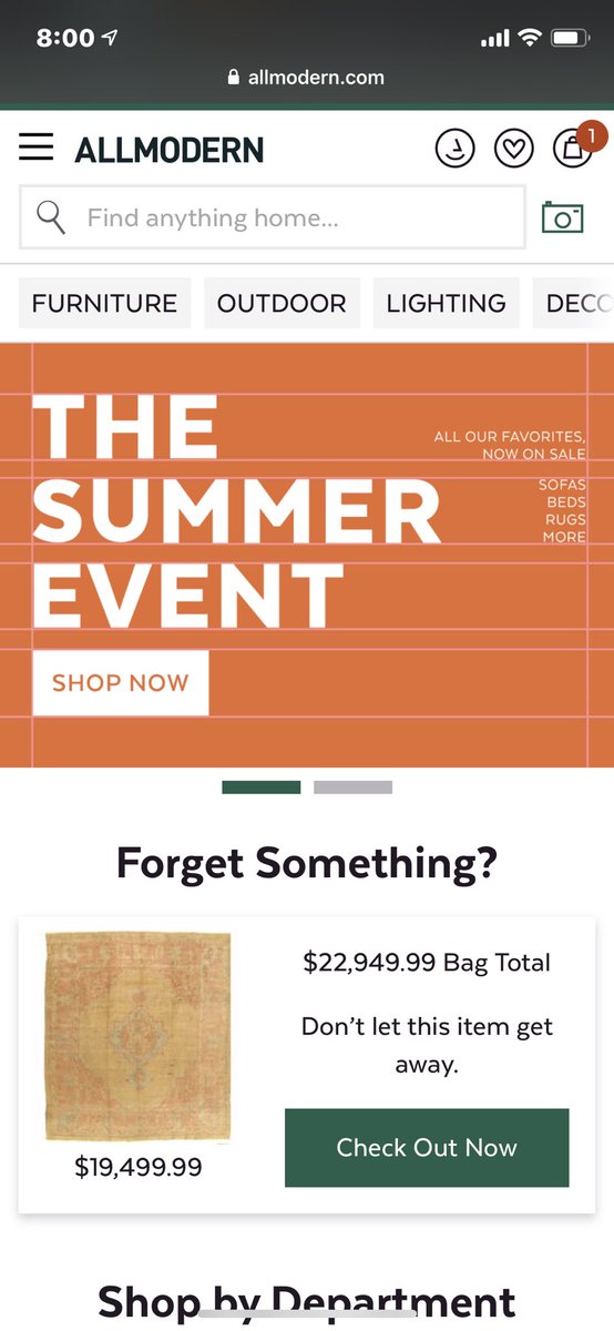 haileyh1999's tweet photo. A website called AllModern is ran by the same people who run #wayfair. Everyone beware of this site too, trafficking or not, the shady stuff of wayfair may be brought onto this site.
#allmodern #WayfairGate https://t.co/KJBjZCwCdt