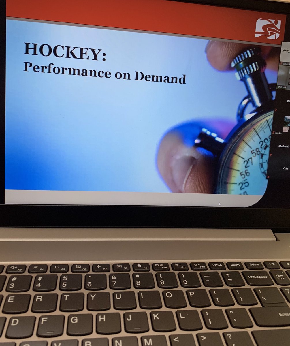HockeyWhitefish's tweet photo. A big THANKS to Barry Medori from @HockeyAlberta for leading today’s ZOOM classroom.
#PerformanceOnDemand
#SelfAwareness
#MentalTraining https://t.co/SqD171KlG1