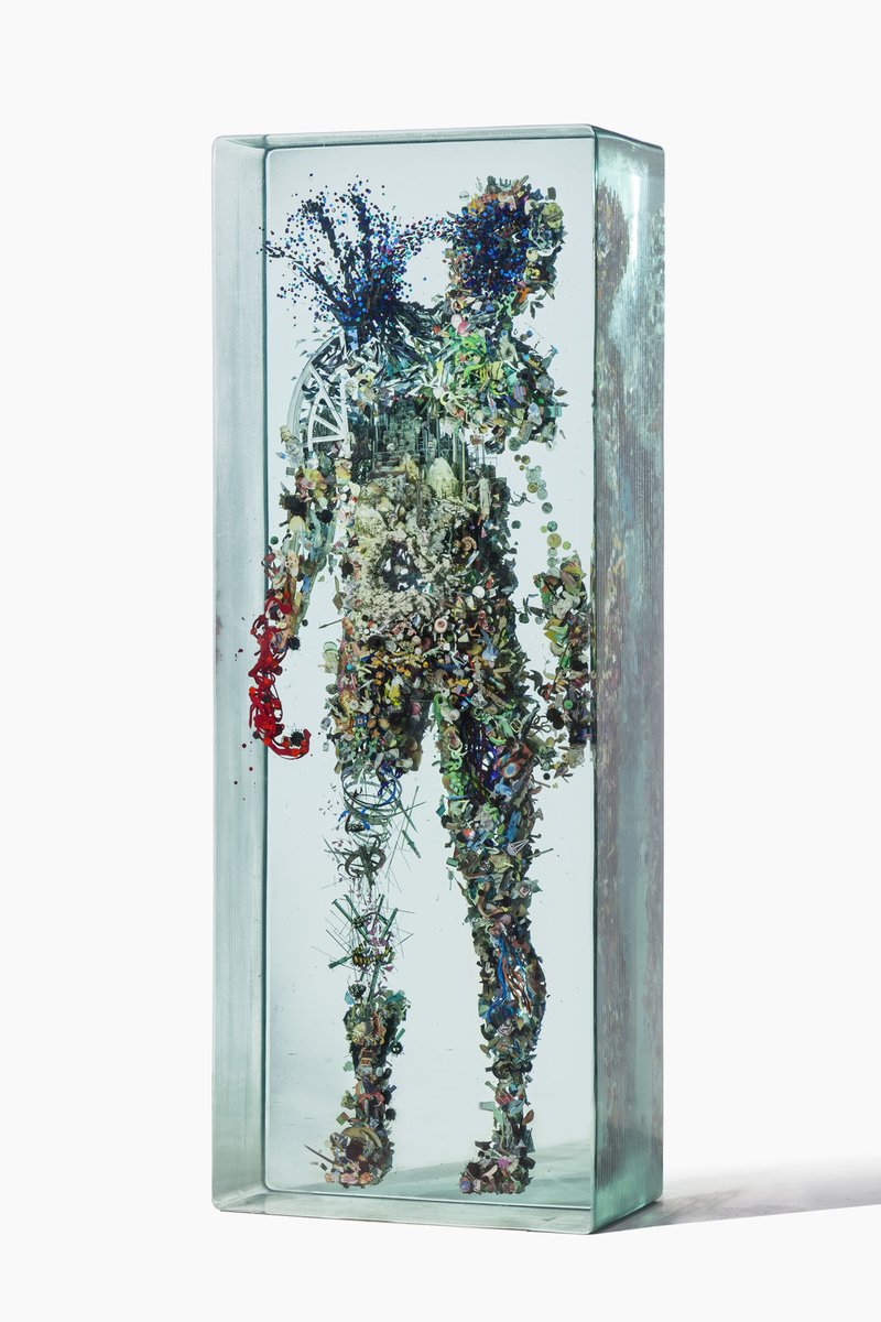 New love: The art of Dustin Yellin, it might be unfair to say, but it brings up good memories of Terry Gilliam's work on MPFC, and the general feel of the game Worms.The Psychogeographies are zoney as all hell.