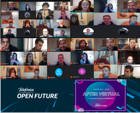 OpenFutureArg's tweet photo. Nos reunimos con nuestros mejores embajadores, las #startups que formaron parte del programa desde el inicio y seguimos haciendo red.
#virtual @ciudaddemendoza @MinisterioITC 
@NODOTECEMPRENDE @Municipalidad3F 
@ClubCorrientes @MuniPergamino @gobiernodejunin @marianobusti https://t.co/BtYtgenpnq