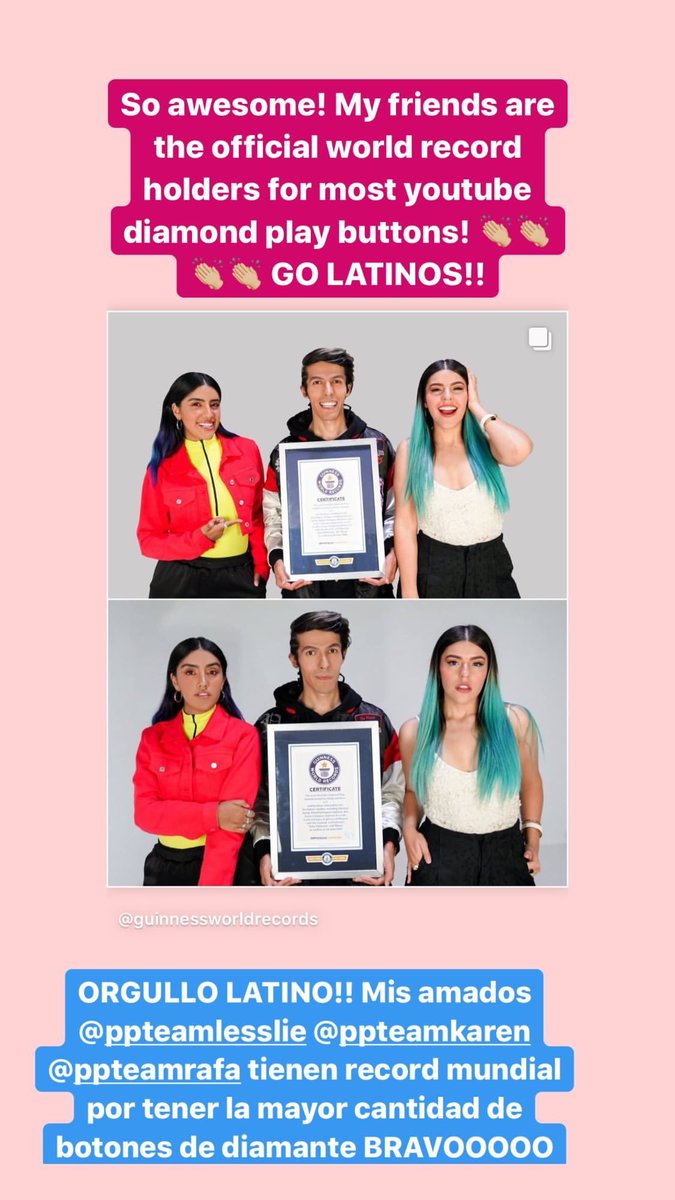 UpdatesKaren's tweet photo. 📱| Karen (@PPTeamKaren) en el IG stories de @MarialeOficial 

•| 16 de Julio |•

GUINNESS POLINESIO

#IgstoriesKaren #KarenPolinesia #DIP https://t.co/avY6rGbf97