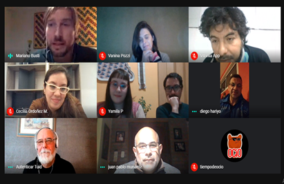 OpenFutureArg's tweet photo. Encuentro virtual con las startups Open Future #SeguimoscConectados @FedeColonnese @marianobusti @CeciOrdonezMart @Vaninapozzi @javidisarg @MGentilucci 
#Mendoza #Corrientes #SantiagoDE #3DFebrero #Junin #Pergamino #LaPlata #tecnologia #startups https://t.co/sH0hSUaY0l
