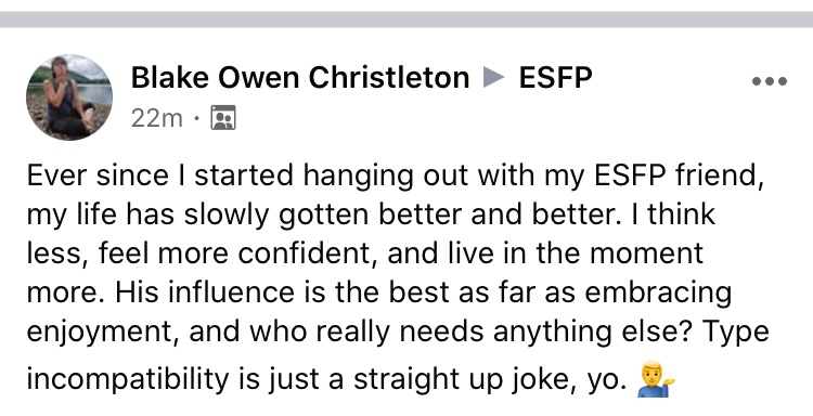 ESFPthoughts's tweet image. Well isn’t this sweet🙃