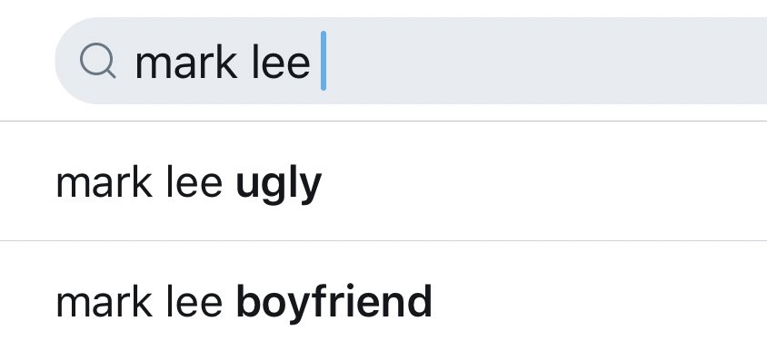 mkloops's tweet photo. to clean search reply ONE BY ONE and do not click on the bad search 

mark lee beautiful 
mark lee ace 
mark lee rap 
mark lee solo 
mark lee dancer 
mark lee handsome https://t.co/zBmrhW6t6J