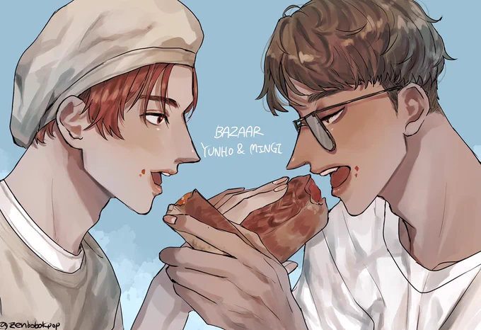 ???
#ATEEZfanart #YUNHO #MINGI 