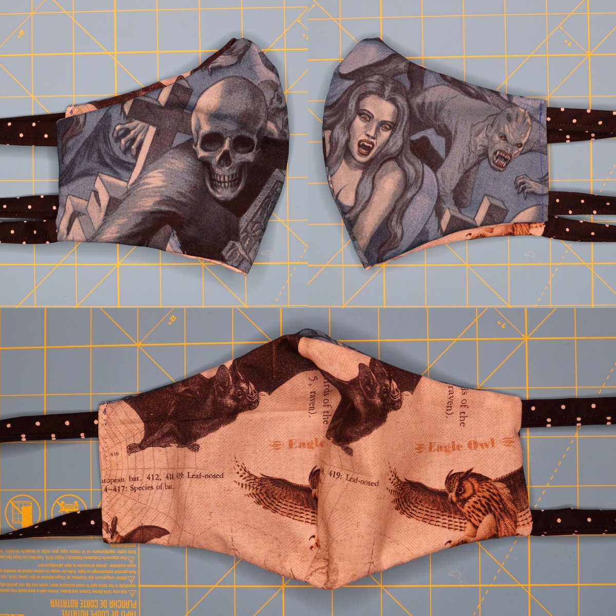 xoMattFinish's tweet photo. Just a little preview of some of the masks that I’ll be listing on Monday! 
I’ll be listing all the masks I’ve got on Monday at 11:00am PST on my Facebook feed, so mark your calendars!
.
.
.
@xomattfinish #MrExoticWorld2015 #AZ #MaskMaker #OlsonMask #preview #NoReservations https://t.co/zxPS1plMWc