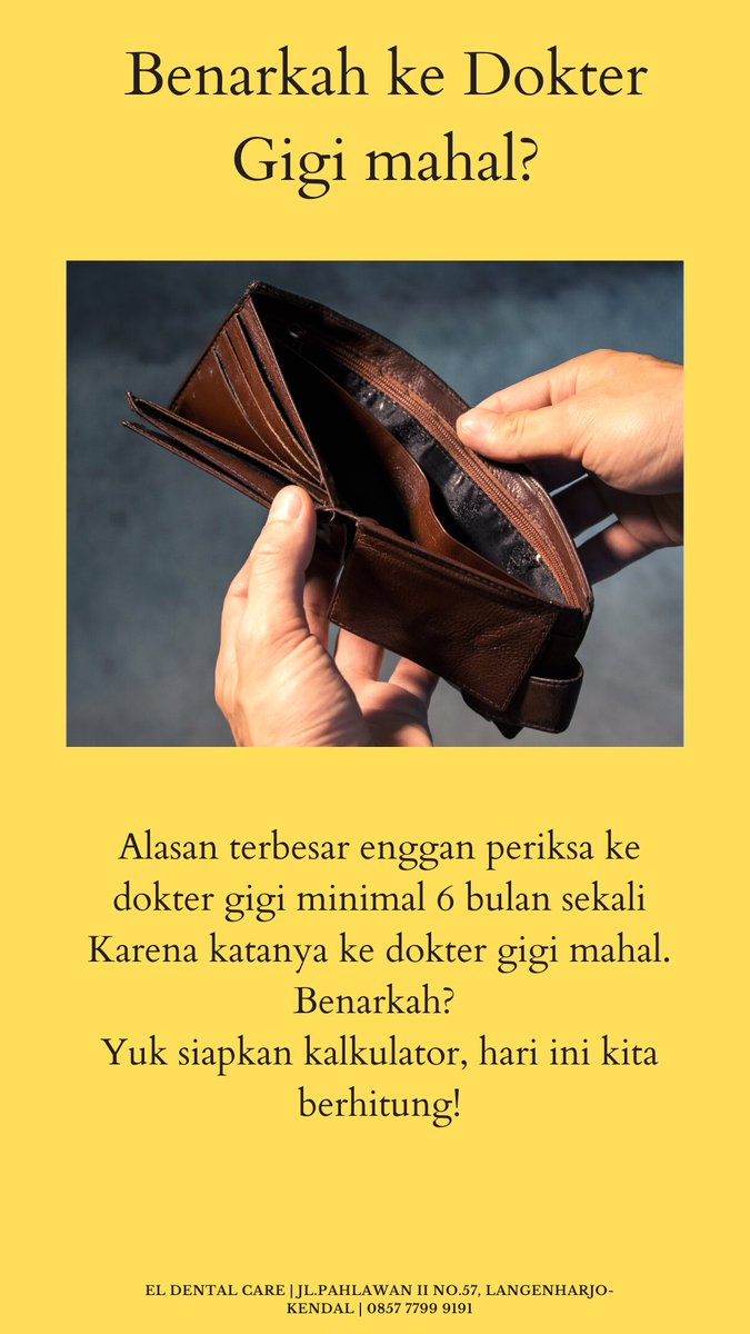finamauly's tweet photo. Bring my dental education content to Twitter. Semoga paradigma mencegah selalu tertanam dalam benak pasien. Mobil aja rutin servis, masa gigi kamu buat makan tiap hari enggak ?
Mahal dok. Masa si mahal? Baca ini yuk ! https://t.co/aNlx6I7ALZ