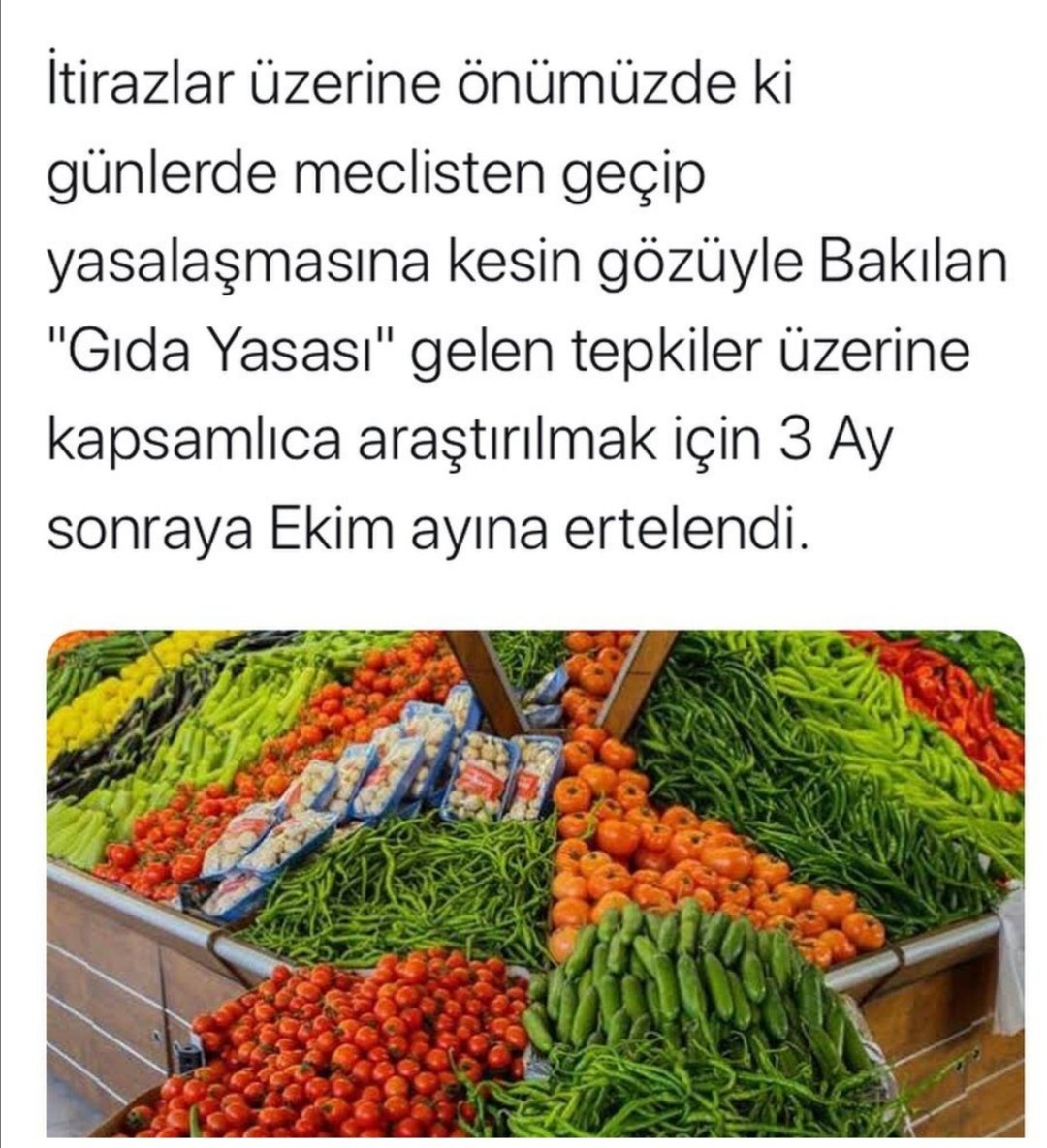 Helal Haram hassasiyetini düşünen herkes itiraz etmeli... İstanbul sözleşmesinden beter Türkiye yi yavaş yavaş İslama aykırı yasalarla genini bozuyorlar...
#GıdaYasasınıIstemiyoruz