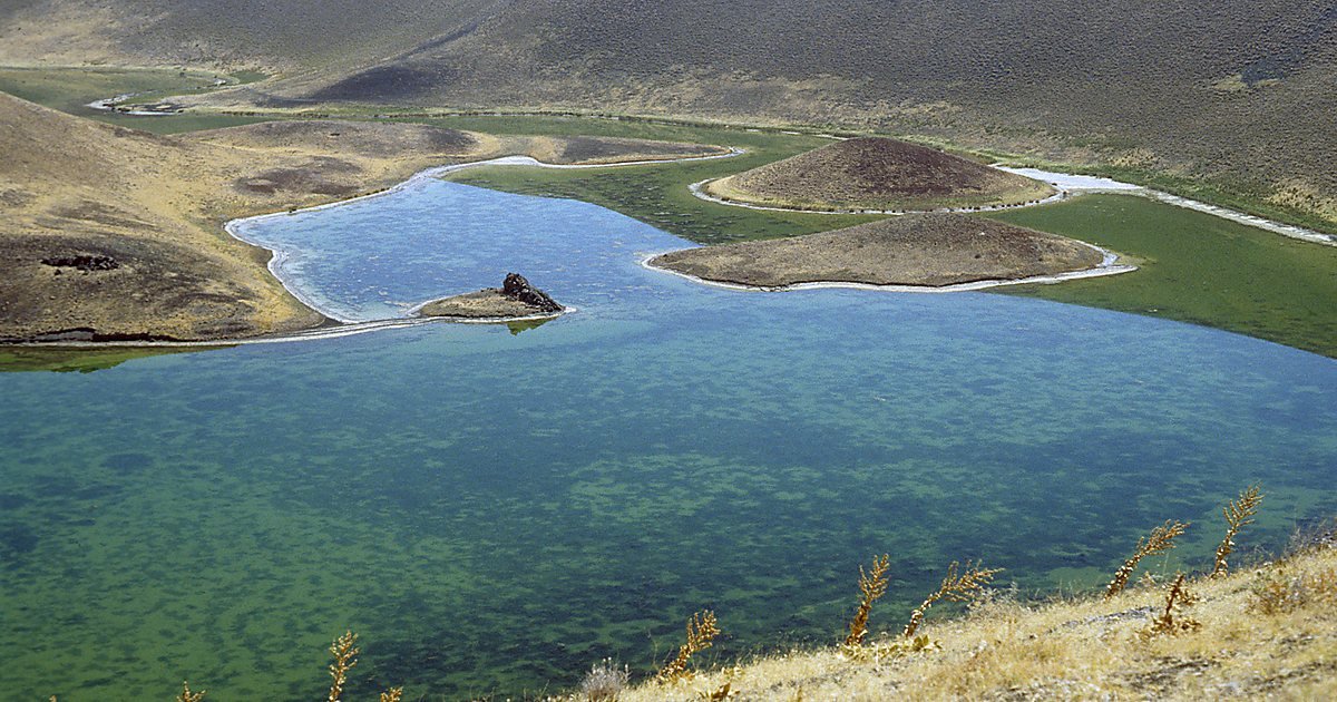 📍 Meke Maar Gölü / Konya

Bir Fransız çiftin burada kamp yapması sonucu keşfedilmiş, volkanik bir göl olan Meke Maar Gölü, onlarca adacığı ile sizleri görsel bir şova davet ediyor. Ancak yerler kar olmadığında siyah, elektrik ve asfalt da bulunmuyor.