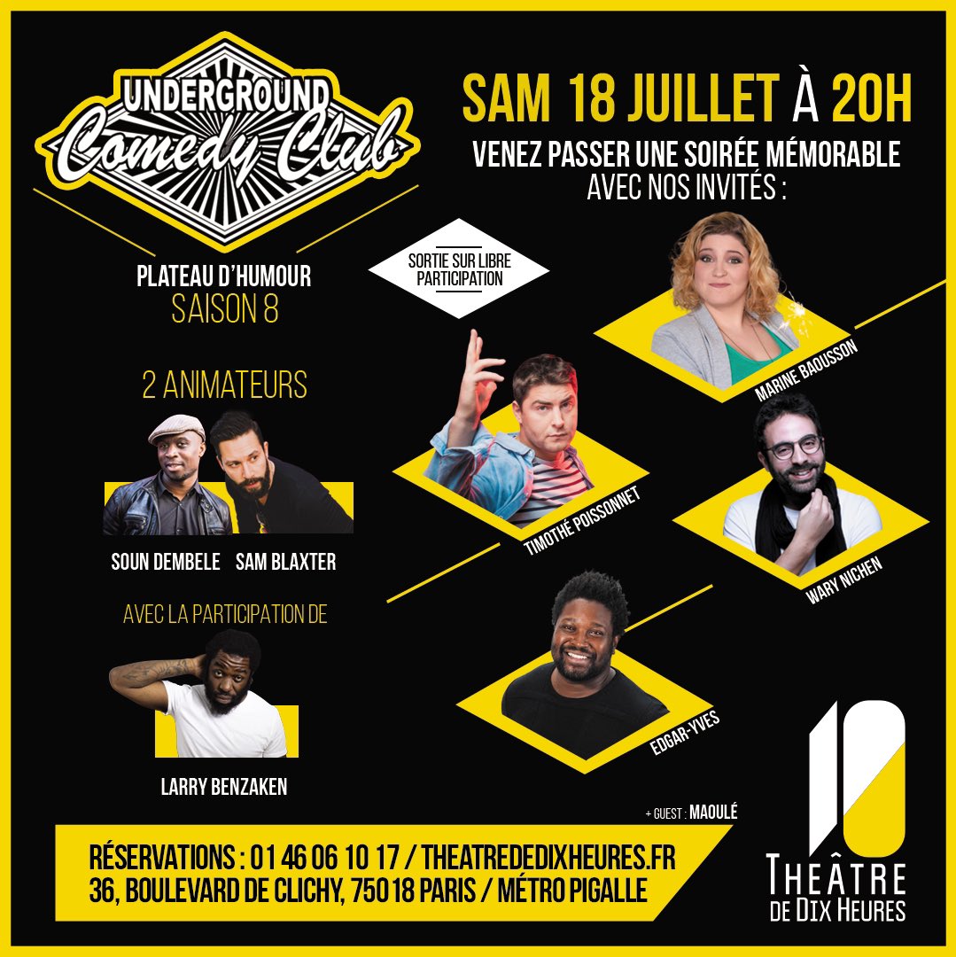 Underground Comedy tweet media