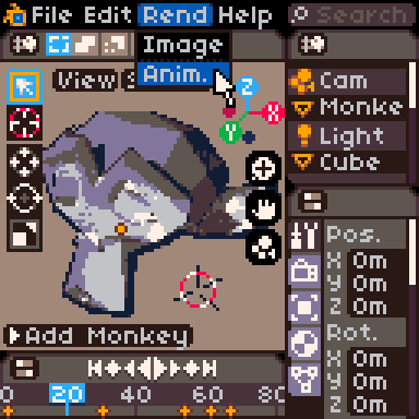 Download Renderhjs On Twitter B3d Blender Ui Mockup For Pico8 Doesn T Fit All Tools But A Lot For Its Screen Size Inspired By Johanpeitz S Picocad And Castpixel S Recent Ui Mockups