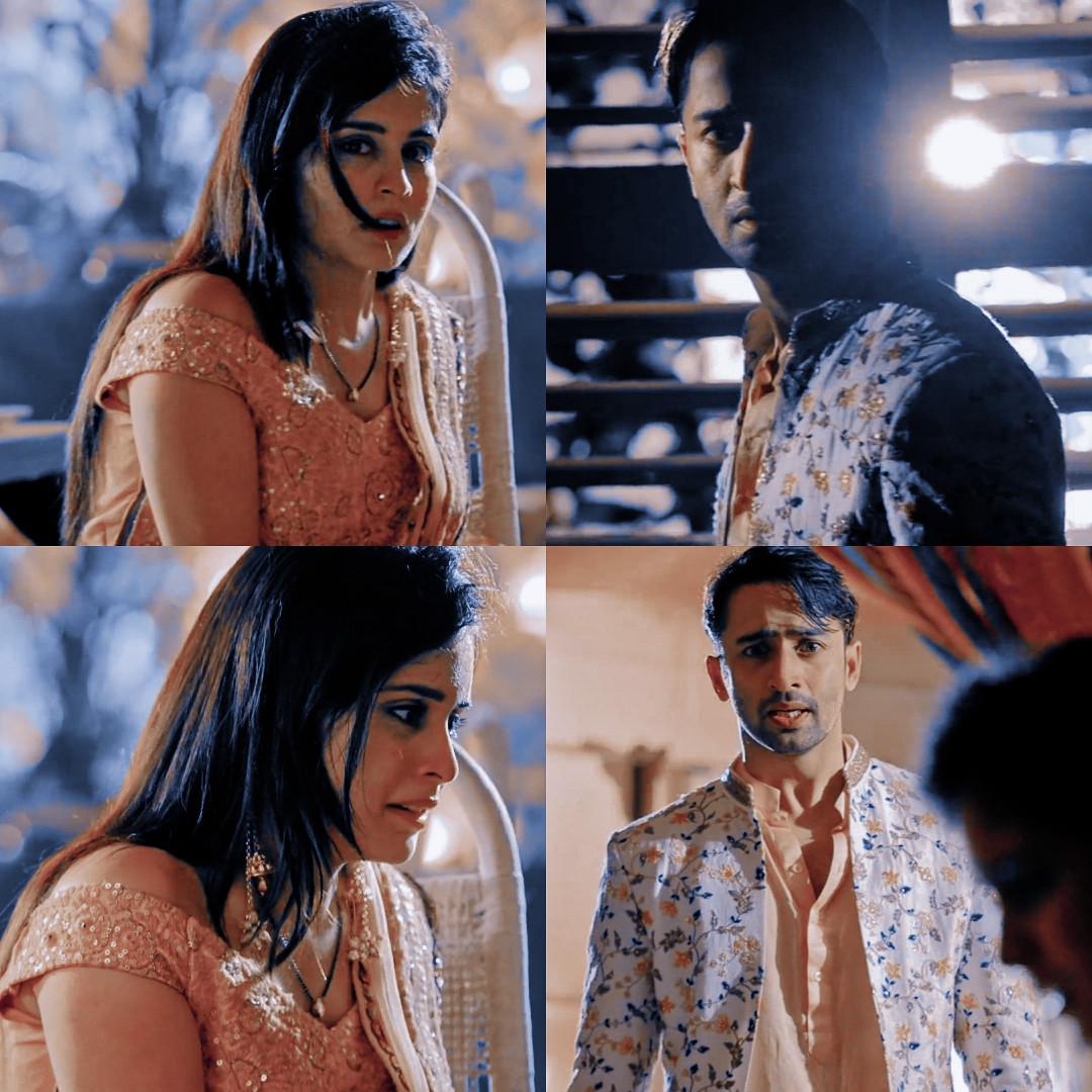 Thud !! The sound,the bubble of fear Burst out, everything that happened back then still haunts her day and night. Thud !! The sound He, shutting All The Doors Of difficulties to reach her from past three months day and night. + #MishBir  #YehRishteyHainPyaarKe