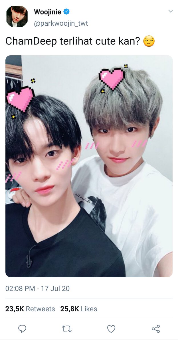 Baebyjinyoung24's tweet photo. 26. Ketika Yonghee mengatakan "WAR", maksudnya adalah ini 🤪
#winkdeep #chamdeep #yongbae #hwangdeep https://t.co/Mrfhgyhz1o