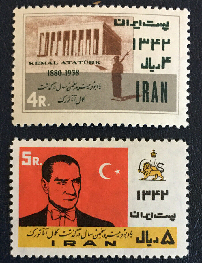 TTAarsiv's tweet photo. Dünya Lideri Gazi Mustafa Kemal Atatürk'ün farklı kıtalarda bastırılan posta pulları. https://t.co/wRKZzYSmEN