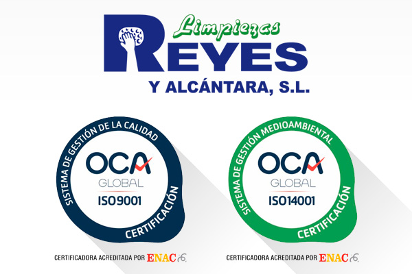 Deposite siempre su confianza en una empresa especialista en limpieza con certificación de calidad ISO 9001 y medioambiental ISO 14001 🥇 como Limpiezas Reyes y Alcántara SL. Conózcanos 👉 limpiezasreyes.es/sobre-nosotros/