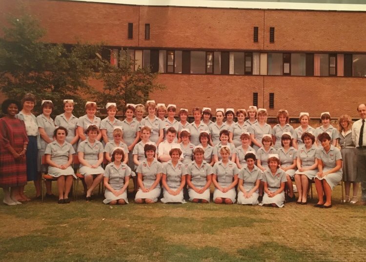 I trained in the 80s at Nottingham School of Nursing. We had a wide range of clinical placements. I enjoyed my training & the variety it offered. I wanted to be a community nurse, then as a 3rd year student a specialty placement in intensive care change my mind  #choosenursing