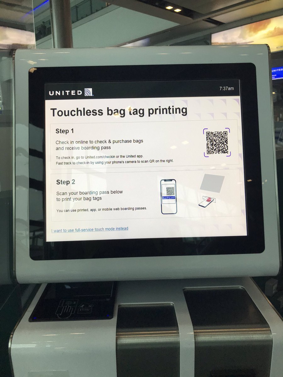 Social distance briefings are key to keeping our customers and employees safe in DUB. Touchless bag tag printing installed on our kiosks is helping to reduce customer touch points. #whyiloveao @weareunited @BerryRogerDUB @DLCatUnited @AndreaNPunited @DJKinzelman @JMRoitman