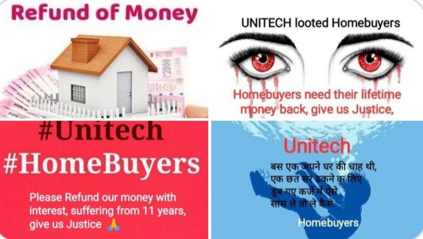 UNITECH ने कुछ नहीं छोड़ा, ना घर ना पूंजी, बुढ़ापे में क़र्ज़ , आप ही से न्याय की उम्मीद है, देरी ना करे
<a href="/unitechltd/">Unitech ltd</a>
<a href="/N_Hiranandani/">Dr Niranjan Hiranandani</a>
<a href="/nsitharaman/">Nirmala Sitharaman</a>
<a href="/PMOIndia/">PMO India</a>
<a href="/SupremeCourtIND/">Supreme Court India</a>
<a href="/narendramodi/">Narendra Modi</a>
<a href="/AmitShah/">Amit Shah</a>
<a href="/pawanshree_adv/">PAWAN SHREE AGARWAL</a>
<a href="/Anoopmittal01/">Anoop Kumar Mittal</a>
<a href="/timesofindia/">The Times Of India</a> <a href="/EconomicTimes/">Economic Times</a>  <a href="/IndianExpress/">The Indian Express</a>