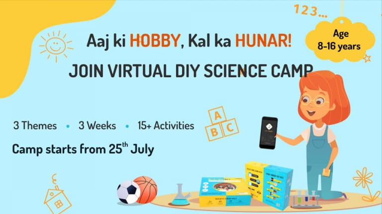 tinkerlygroup's tweet photo. Don't you want your young innovators to explore the fun-side of Science with the help of our playful Science DIY boxes?

If you haven't registered yet for our Virtual DIY Science Camp, then register now. Only 2 days are remaining!

Register here - https://t.co/xStQrhuEJ2

#diybox https://t.co/XZCVKhMTVs