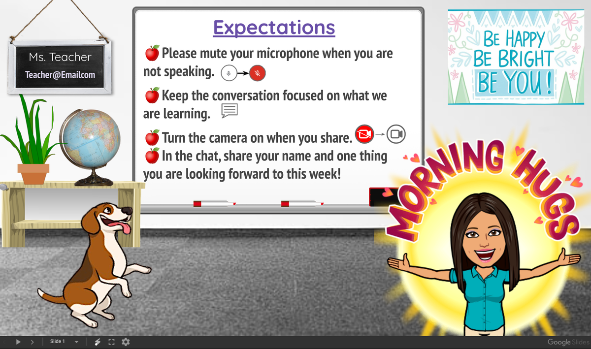 ShellTerrell's tweet photo. Feel free to take and edit this Distance Learning TEMPLATE with Brain Breaks  and Pear Deck slides created by my sister and me! Also find a Break Out Rooms Template! Click Use Template and it's yours! https://t.co/Q2GkGJo4JC #remotelearning #edchat #GoogleEDU https://t.co/8UZmm508BF