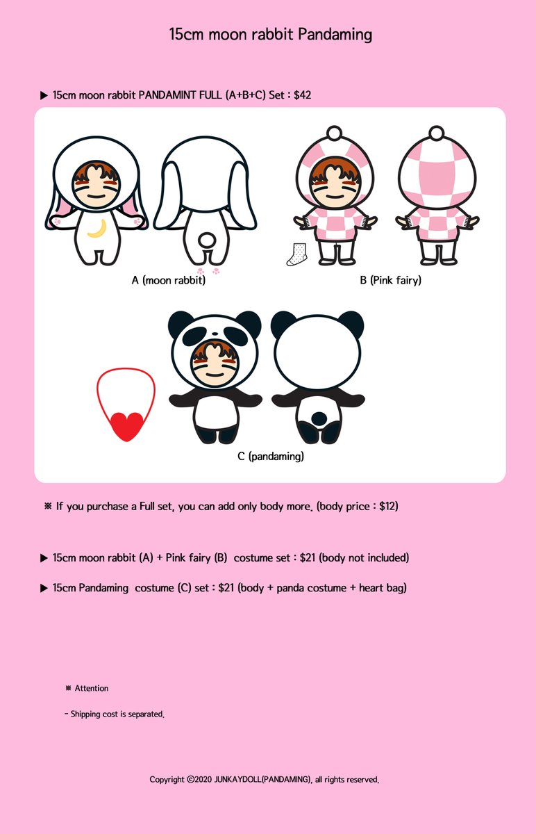 junkay_doll's tweet photo. 15cm 달토끼 팬더밍 판매입금공지 - https://t.co/RC67WL2DTL 

15cm moon-rabbit パンダミン入金注文公知 - https://t.co/NQ4oSMUaNi

The payment for moon-rabbit PANDAMING - https://t.co/pIsSJ7W8l6 
     
日本の窓口 : https://t.co/jzrxNAEhHu https://t.co/FO66wskPjE