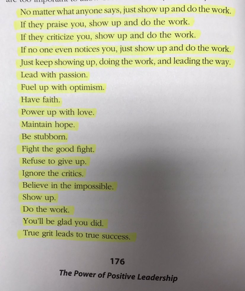 No matter what, just keep showing up