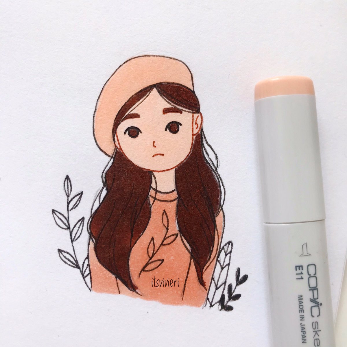 itsvivieri's tweet photo. A little fashion drawing using Copic markers! I’m loving the beige colour. Which one is your favourite?

#illustration #artwork https://t.co/HHgRsxLerq