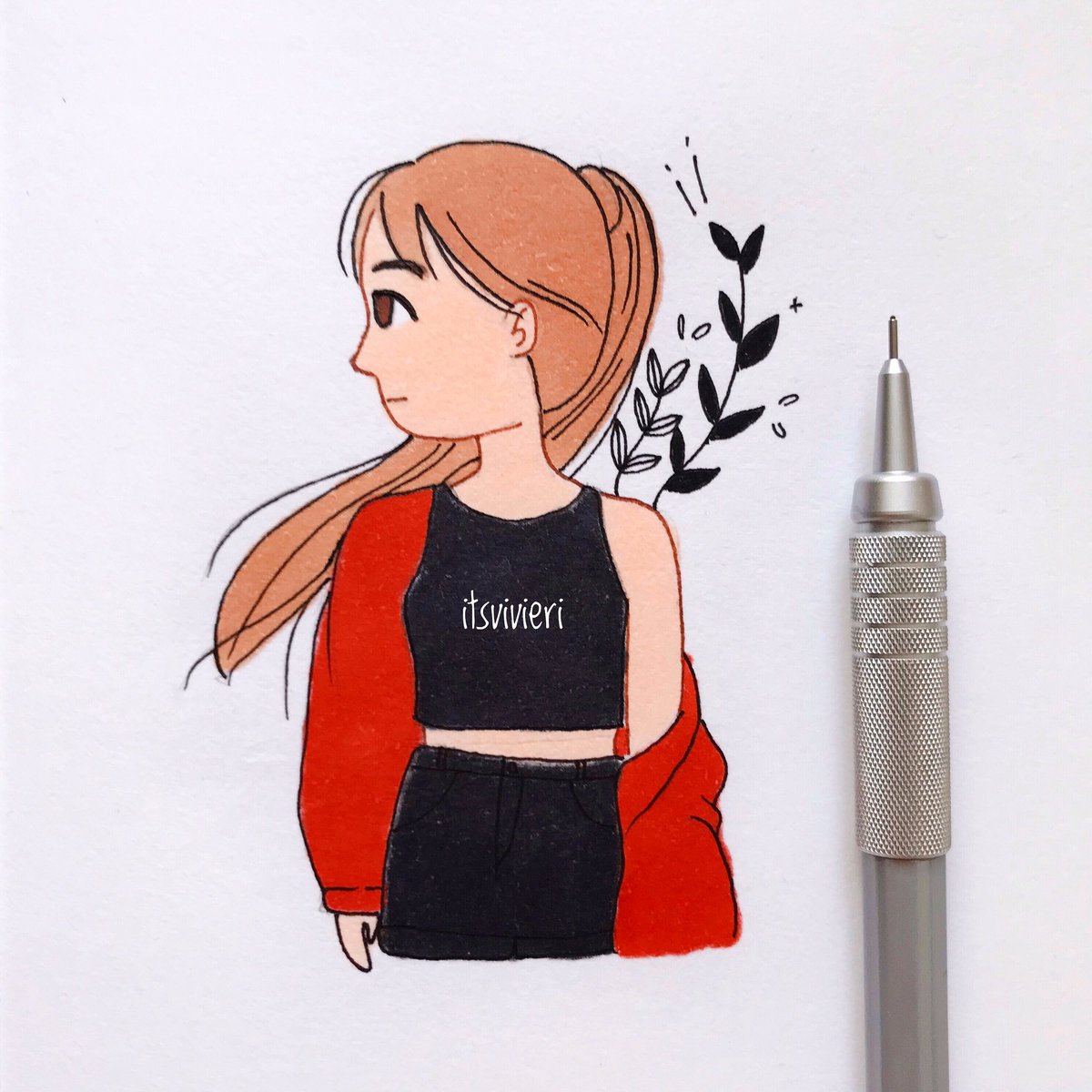 itsvivieri's tweet photo. A little fashion drawing using Copic markers! I’m loving the beige colour. Which one is your favourite?

#illustration #artwork https://t.co/HHgRsxLerq