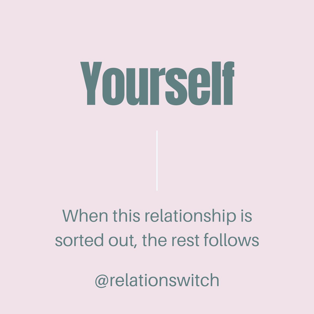 relationswitch's tweet photo. The first and most important #relationship in life is with yourself. When healthy and constantly nourished, people and situations at the same level naturally gravitate around you. #relationshipgoals 
#relationswitch https://t.co/A6wsgpRCRF