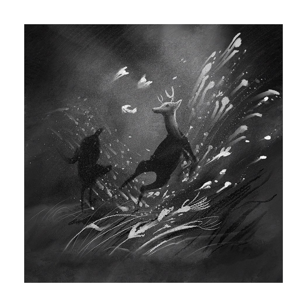 a while ago i did some studies on Tyrus Wong legendary work for bambi, the softness was a radically different approach on how i'm used to do do things, loved every second of these ?? 