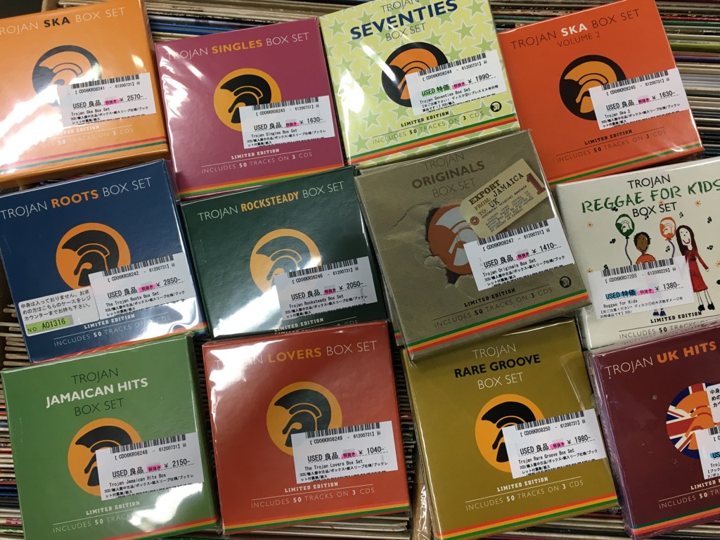 recofan_used's tweet photo. USED CD BOX SET #trojan #Reggae #ska #dub #rocksteady #boxsetcd #recofan #渋谷レコファン https://t.co/CH2S1Xc2h6