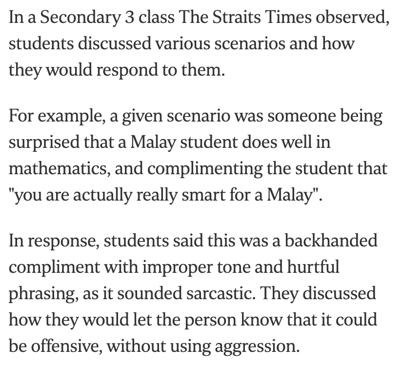 Kirsten Han 韩俐颖 On Twitter From A Longer Article On The Same Topic Https T Co B3wdgj8k9o I Hope Someone Pointed Out To These Kids That It Wasn T Just The Improper Tone Or Hurtful Phrasing