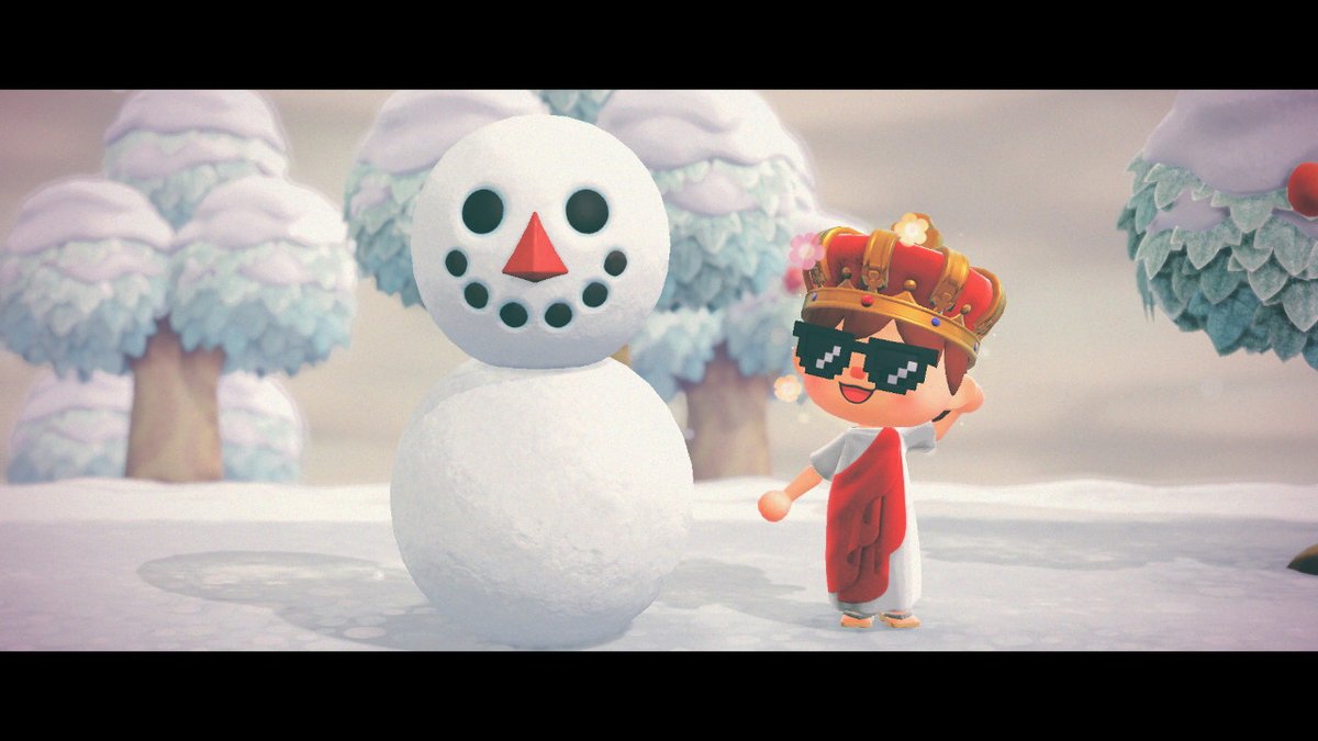 goblin_crossing's tweet photo. Brrrrrfect snowfolk right here! #AnimalCrossing #ACNH #NintendoSwitch https://t.co/Uq4mM7Qz1c