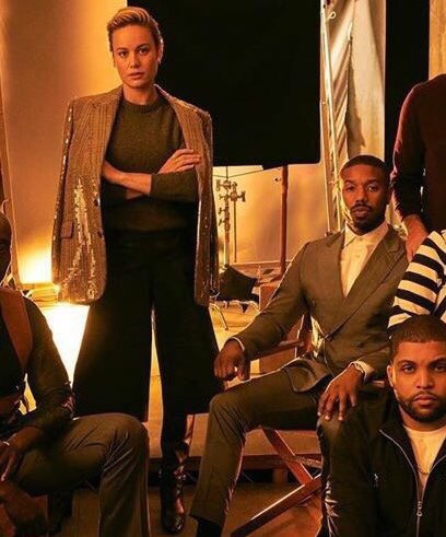 brieposts's tweet photo. Brie Larson and Michael B. Jordan https://t.co/XJOcPpMlSu