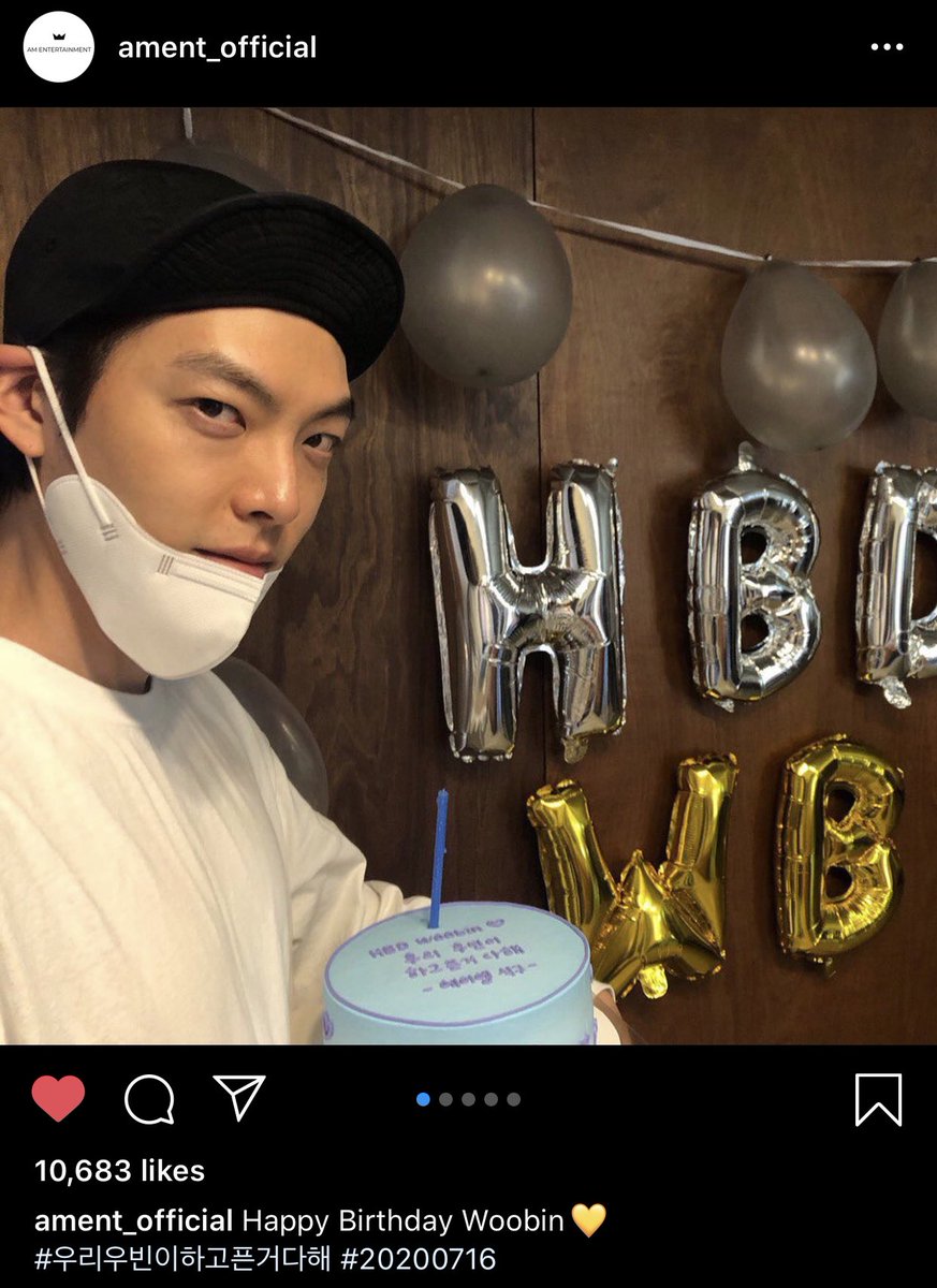 kimwoobinsg's tweet photo. A little late, but Happy Birthday to our Woobin! #우리우빈하고싶은거다해  💜 Stay healthy! https://t.co/B6IwvVmZNu