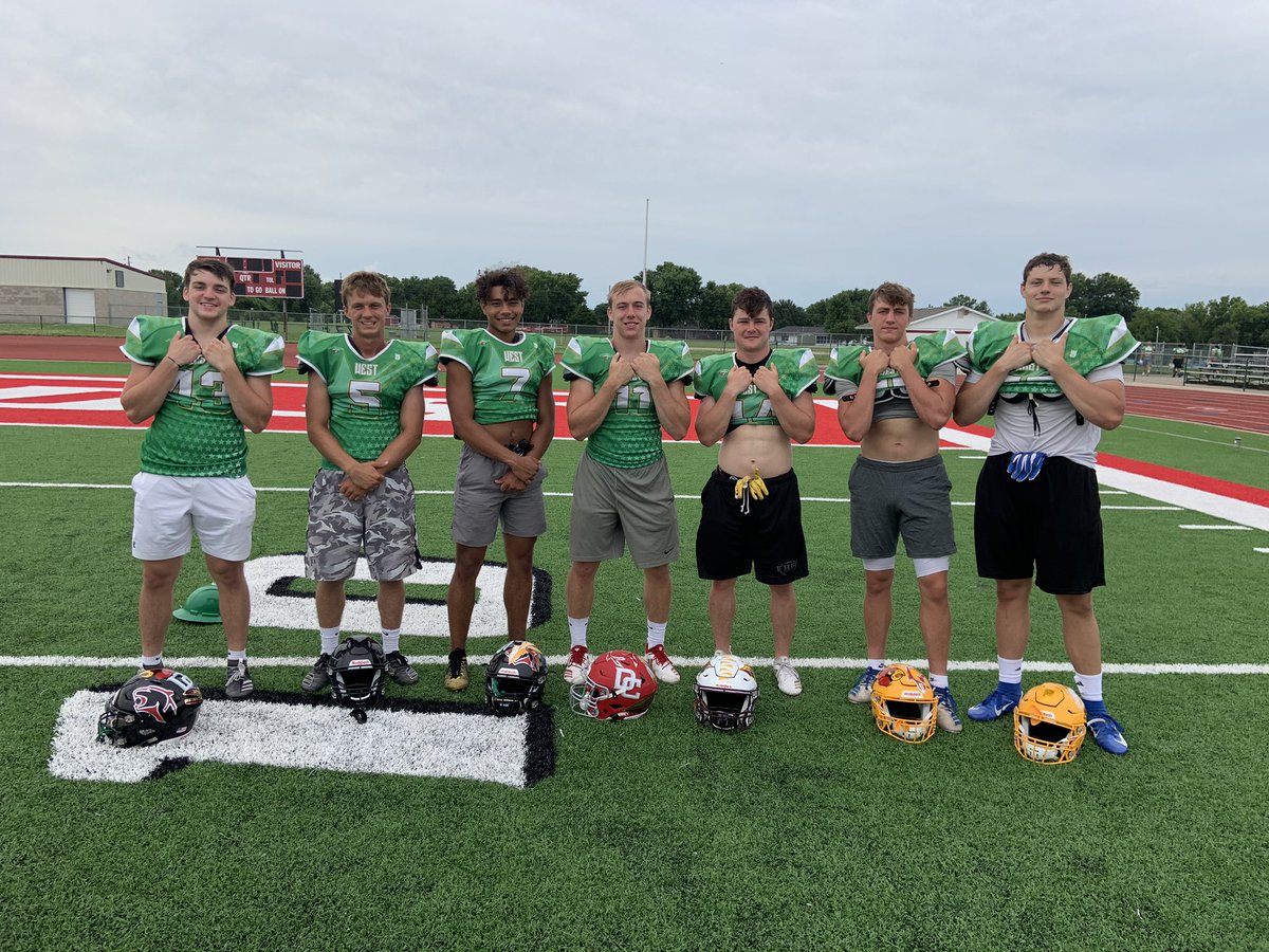 HCFHSUFB's tweet photo. Very Excited to watch these 7 FHSU TIGERS play in the 2020 Kansas Shrine Bowl, “WEST SIDE.” Very proud of these young men. An opportunity that is well deserved. Play for the SHRINER kids, that is what it is all about. Excited about the future of this FAMILY at FHSU. Go 🐯🏈!!! https://t.co/gEnqzk9tdf