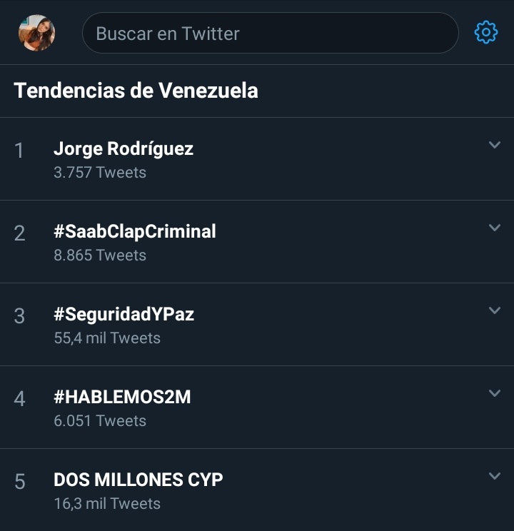fracacher20's tweet photo. UPAAA UPAAA.. Yo no estoy haciendo preguntas, pero me alegra ver esas 2 tendencias allí en mi país. 🇻🇪

Porque lo demás 👎🏼👎🏼
DOS MILLONES CYP
#HABLEMOS2M https://t.co/1eJKe4nh8k