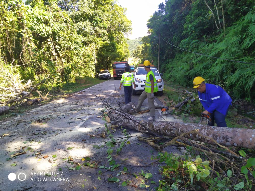 RcBentong's tweet photo. #teamroadcare kerja bersih #pokoktumbang di #ft1502 sec0.2 #raub @PetraJayaMP @MOWorks @JKRMalaysia @CSFJ_JKR @JKRPAHANG @JKR_Raub @Roadcare_Msia @Roadcare_Phg https://t.co/Jtm5RV0zGw