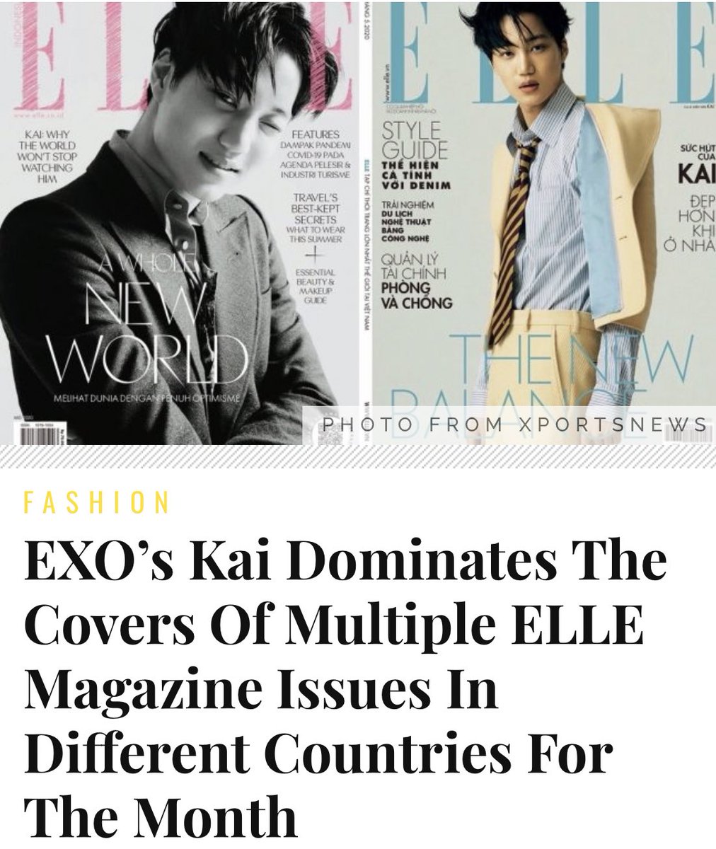 A thread of Magazines Kai has been on the cover of.