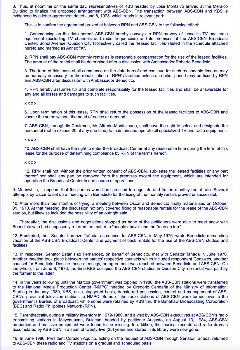 and the end result was transfers done under duress for which neither Marcos' cronies nor the government had any intention of fully honoring. See this timeline from a court case ( https://lawphil.net/judjuris/juri2008/oct2008/gr_133347_2008.html) as well as...